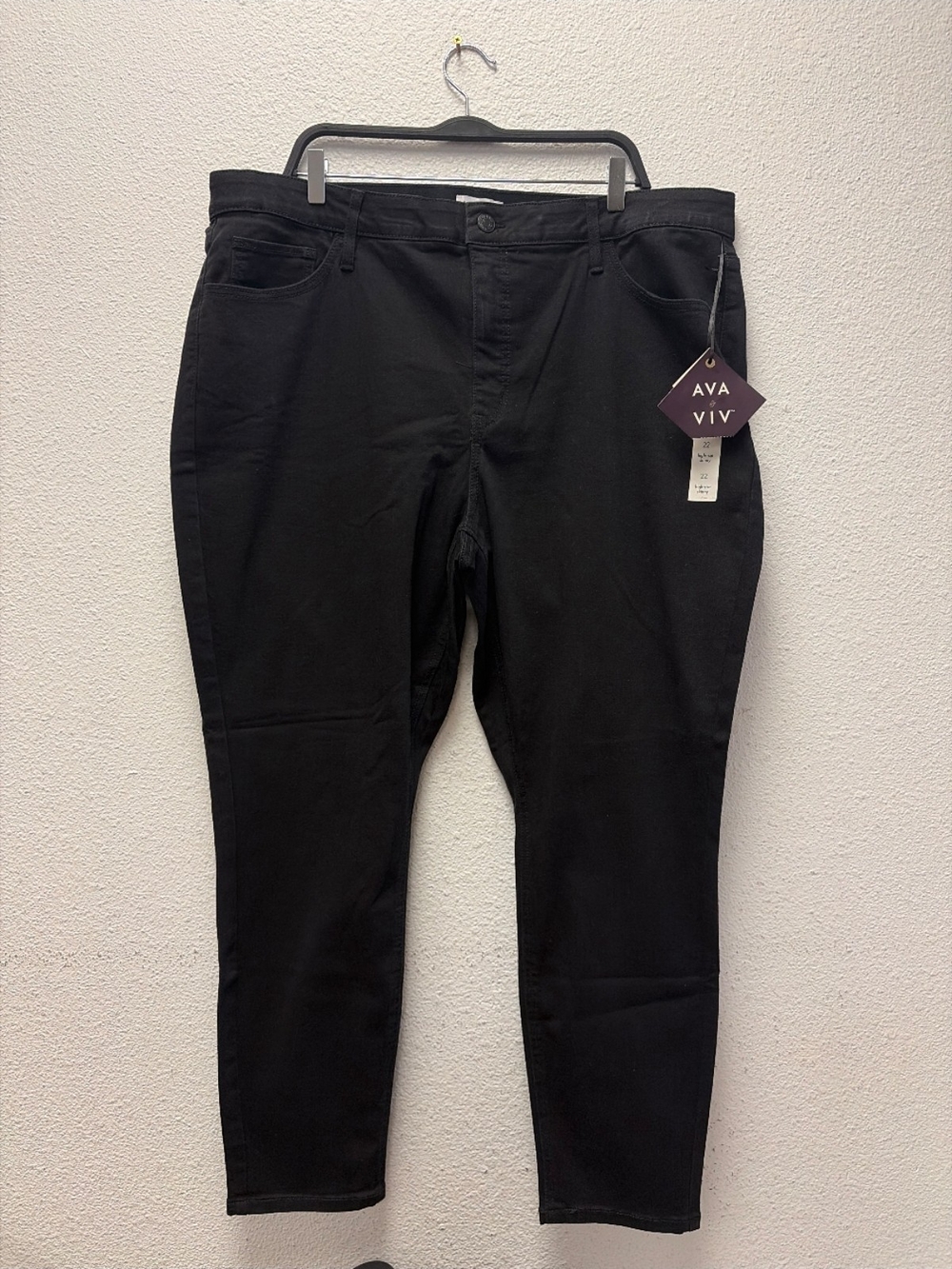 Ava & Viv Black Skinny Jeans Size 22 #921